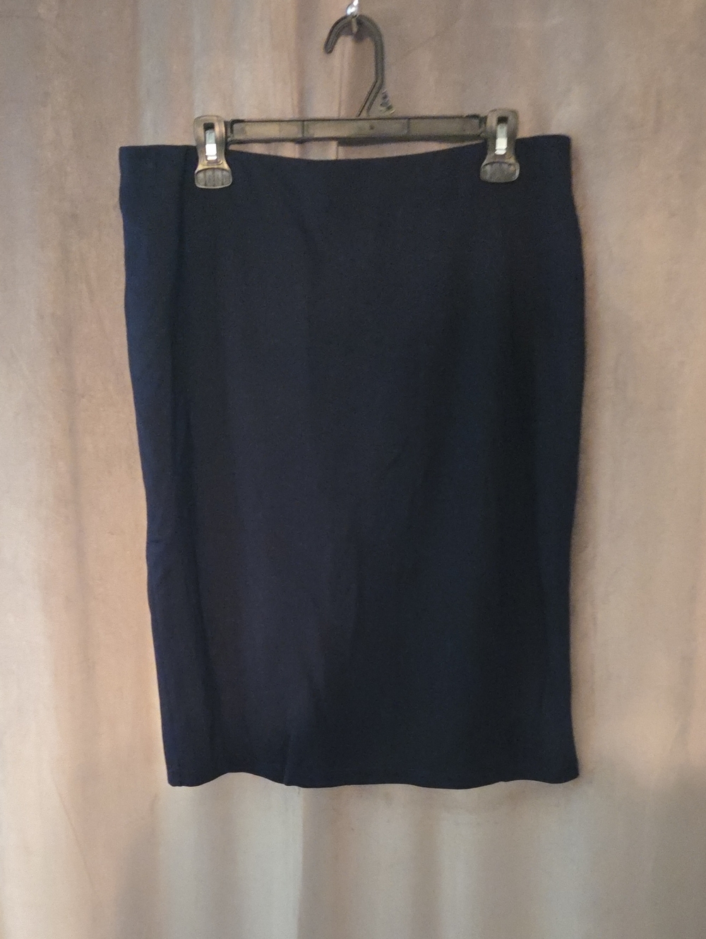 NWT Picadilly Size Large Navy Pencil Skirt - Classic Tailored Fit